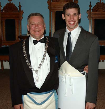 Proud father and son